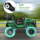 24V High-Speed Electric Wheel Motor Gearbox Upgrade Kit (2 Pieces)
