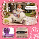 12V Three-Wheeled Electric Motorcycle for Kids Ages 1-3 with Parental Remote and Gentle Start