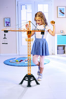 Lexibook Crosslander® Pro Remote-Controlled Tower Crane, 1.28m Height