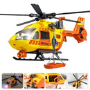 Interactive Rescue Helicopter Toy with Lights and Sounds for Toddlers