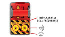 Battery-Operated Wooden Remote Control Train Set with Lights and Sounds
