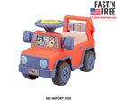 Bluey Interactive Ride-On Push Car for Kids, Foot-to-Floor
