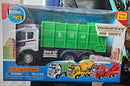 Friction-Powered Action Vehicle Playset with Garbage, Fire, and Mixer Trucks