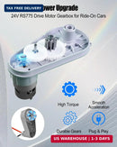 RS775 Gearbox Motor Compatible with 24V 280W Power Wheels Ride-On Vehicles