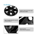18-Inch Black Wheel Skins Set for 2019-2022 Chevy Blazer - 4-Pack