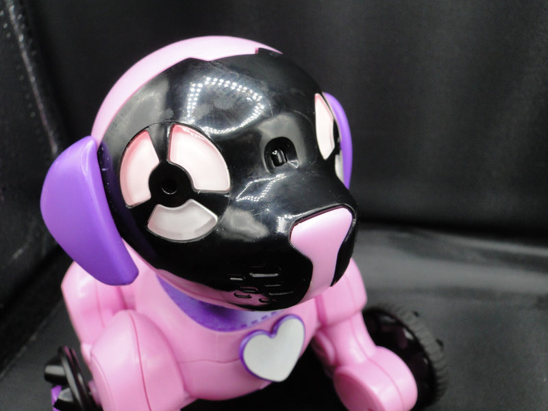 Robotic Pink Chippette Interactive Toy Dog