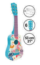 Lexibook Disney Stitch Children's First Guitar, 6 Nylon Strings, 53 cm / 2 in 1