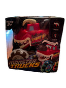 BULL Color Changing LED Wheels Monster Truck Toy with Press & Go Action
