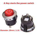 Power Switch Accessory with Key for Kids' Powered Ride-ons
