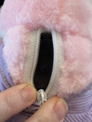 Retro 90's Plush Pink Easter Bunny with Carrot, Musical and Animated, Featuring 3 Songs