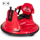 12V Electric Kids Bumping Car with Remote Control, 360° Spin, Safety Belt, and LED Lights