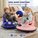 Electric Blue Bumper Car for Kids - 12V with Remote - Max Speed 1.9MPH