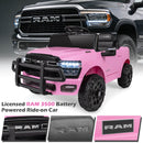 RAM 3500 Electric Ride-On Toy with Remote, LED Lights, Music, and Horn