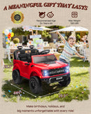 24V 2-Person Electric Ride-On Truck for Kids - Remote Control Ford F-150 Raptor with LED Lights