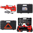 12V Electric Scissor Jack Set for Vehicles, 3 Ton Capacity, Adjustable Lift Height 5"-17"