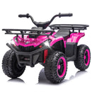 24V 80W Children’s Off-Road ATV with Non-Slip Tires, LED Illumination, Bluetooth Connectivity, and Storage Compartment