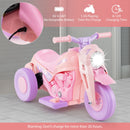 6V Electric Ride-On Motorcycle for Kids with Music and LED Headlight