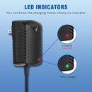 12V Power Wheels Battery Charger for Gray and Orange Top Batteries