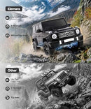 Mercedes Benz G-Class G500 Black 24V Ride-On Toy for Two Kids
