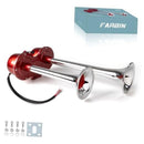 12V Electric Loud Train Horn for Trucks and Motorcycles - Red