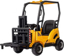 12V Electric Forklift Ride-On Toy with Tent for Kids