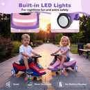 Flashy Ride-On Car with Lights and Sound System