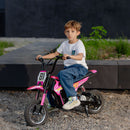 Kids Electric Off-Road Motorcycle, 24V 250W Power, 9.9 MPH, 12-Inch Tires, Rear Suspension
