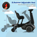 Electric 6V Drifting Go Kart for Kids with 360° Spin - Dark Edition