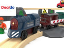 Motorized Train Set for Wooden Tracks - 3-Piece Battery-Powered Toy for Ages 3 and Up
