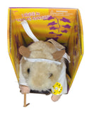2001 Gemmy Kung Fu Hamster White Gi Plush Animatronic Toy