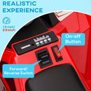 6V Red Toddler Ride-On Car with Trailer and Durable Wheels
