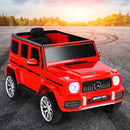 Mercedes-Benz G63 12V Kids Ride-On Car with Music and Remote Control in Red