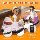 6V Kids Ride-On Bumper Car with Remote Control, 360° Spin and Flashing Lights for Toddlers