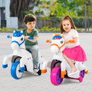 12V Unicorn Ride-On Toy for Kids with Training Wheels and Music Feature