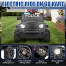 12V Electric Police Car for Kids with Parental Control
