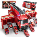 Rotating Fire Truck Playset for Boys Aged 3 to 5