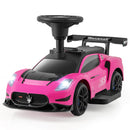 Maserati Licensed Kids Foot-to-Floor Push Car with Horn