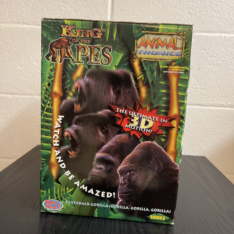 11-Inch Silverback Gorilla King of the Apes Animal Figure Tropic 1999 Vintage