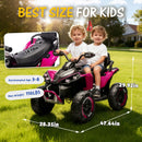 24V Children's Electric ATV with Remote, Bluetooth, USB, and MP3 Features
