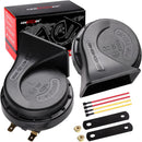 130Db Snail Car Horn Kit with High and Low Tones (Universal Fit)