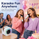 Children's Karaoke Set with Dual Wireless Microphones, Premium Singing Toy in Off White