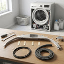 GE Dryer Bearing Kit WE49X20697 with Drive Belt and Glide Slides