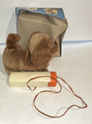 Vintage Peppy Puppy Dog w/Remote Control & Box Parts/Display Only Tested