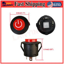 Set of 2 Push Start Power Button Switches for Ride-On Vehicles
