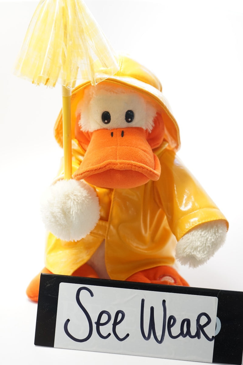 Musical Dancing Raindrops Deluxe Ducky in Slicker 11 Inch Toy