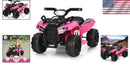 Pink Toddler Electric ATV: Rechargeable 6V, MP3 USB, Horn, Ages 18-36 Months