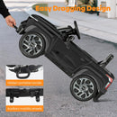 TRINEAR 24V Black Chevrolet Silverado Electric Ride-On Car for Kids