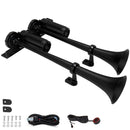 Powerful 12V 178dB Train Horn System for Trucks with Compressor and Mounting Bracket