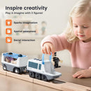 Electric Powered Adventure Train for Track Playset
