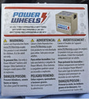 Fisher-Price 12V 12AH Jeep Power Wheels Battery